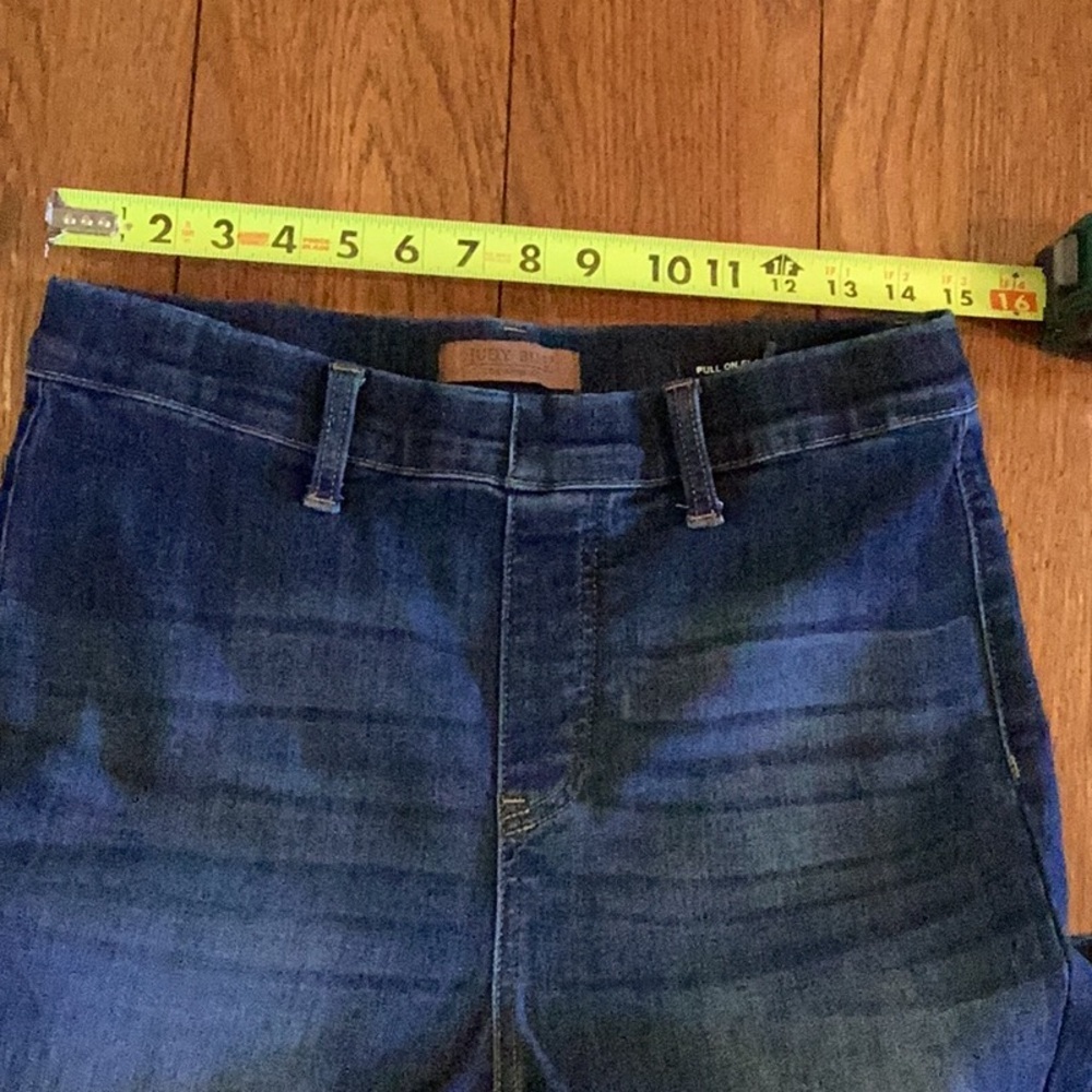 Judy Blue pull on super flare denim blue jeans - Picture 13 of 16